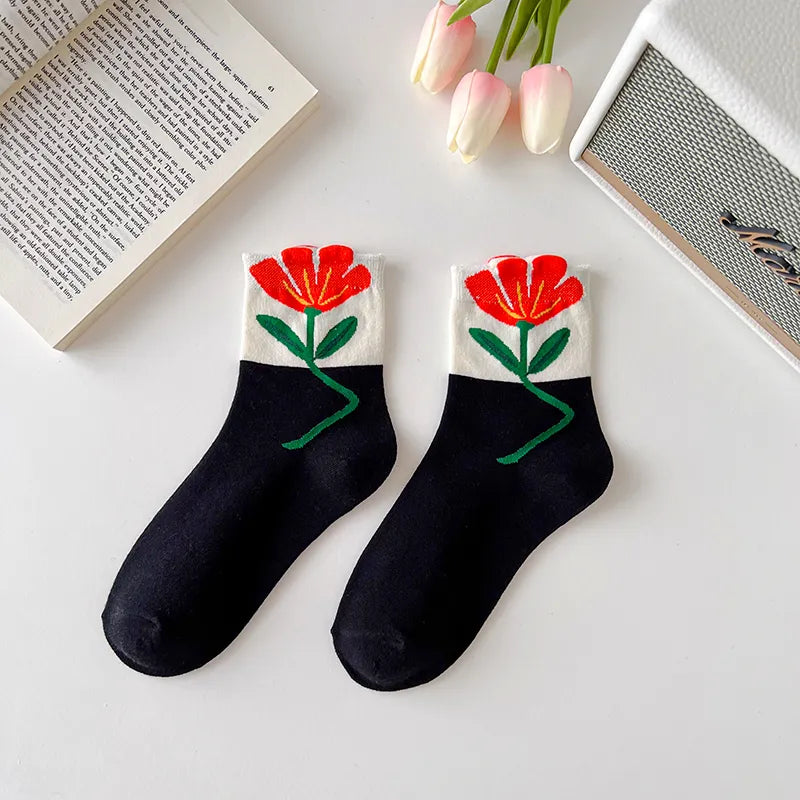 Daisy-Drift-Mid-Socks