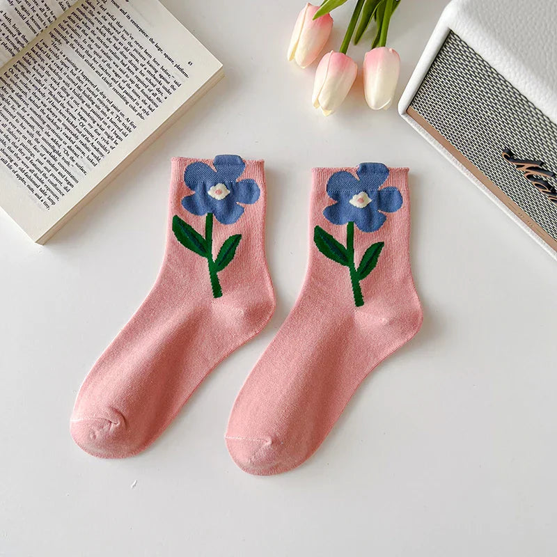 Daisy-Drift-Mid-Socks