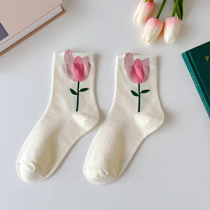 Daisy-Drift-Mid-Socks