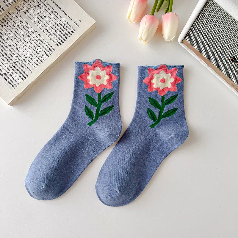 Daisy-Drift-Mid-Socks